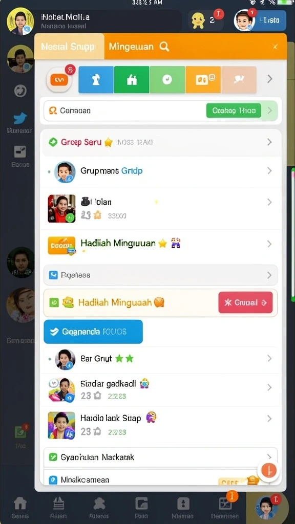 Tangkapan layar dari level menantang terbaru.