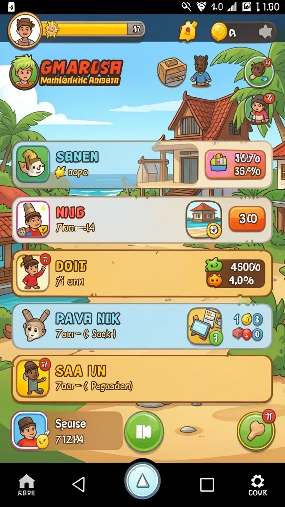 Tampilan permainan slot yang memikat.