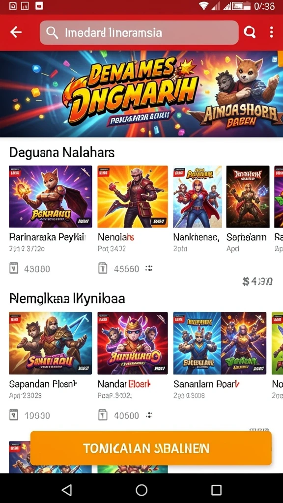 Tangkapan layar permainan dengan grafis menarik.