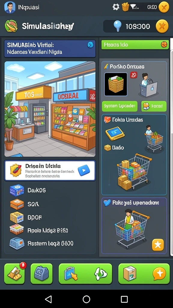 Pemandangan menakjubkan di setiap level permainan.