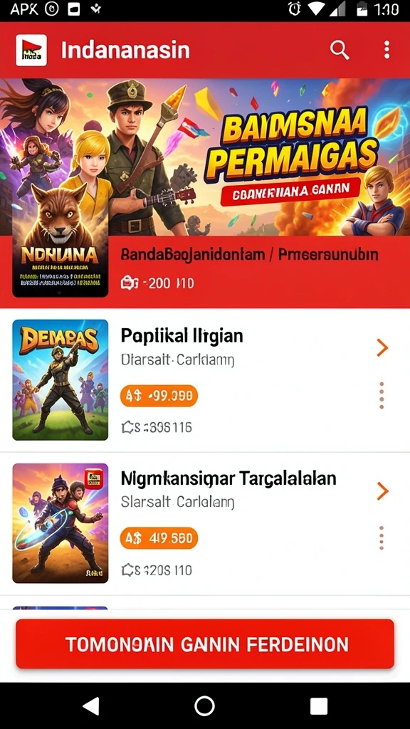 Karakter dengan desain unik dan menarik.