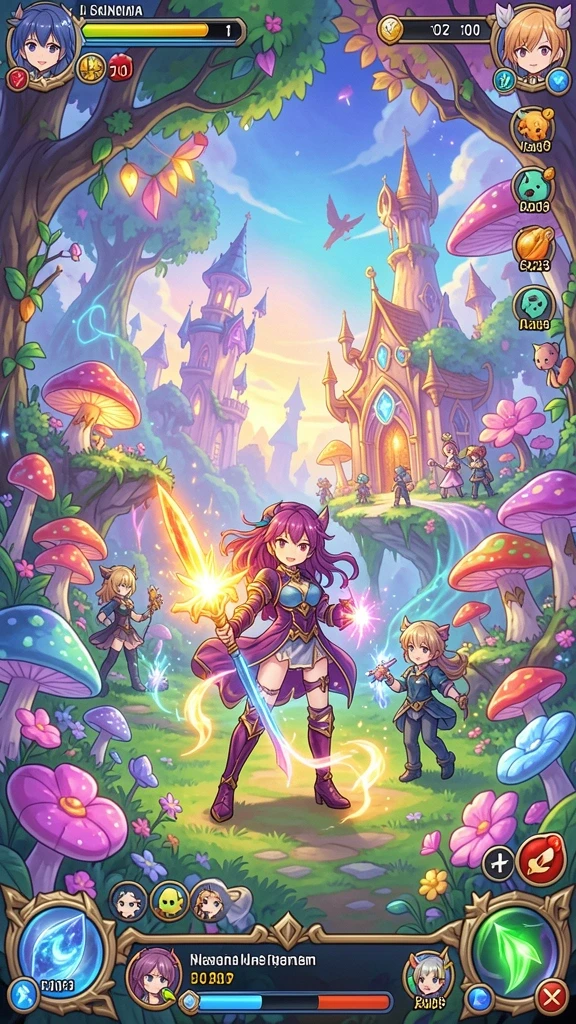 Karakter-karakter unik dengan kemampuan spesial.