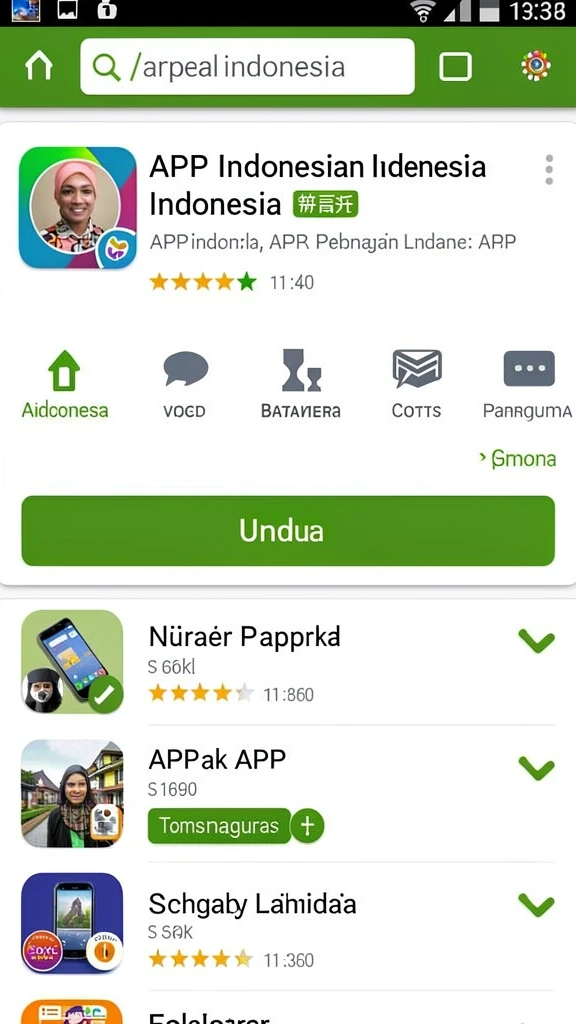Tampilan awal yang menarik dan mudah dinavigasi.