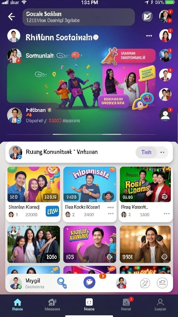 Tampilan antarmuka yang menarik dan mudah dinavigasi.