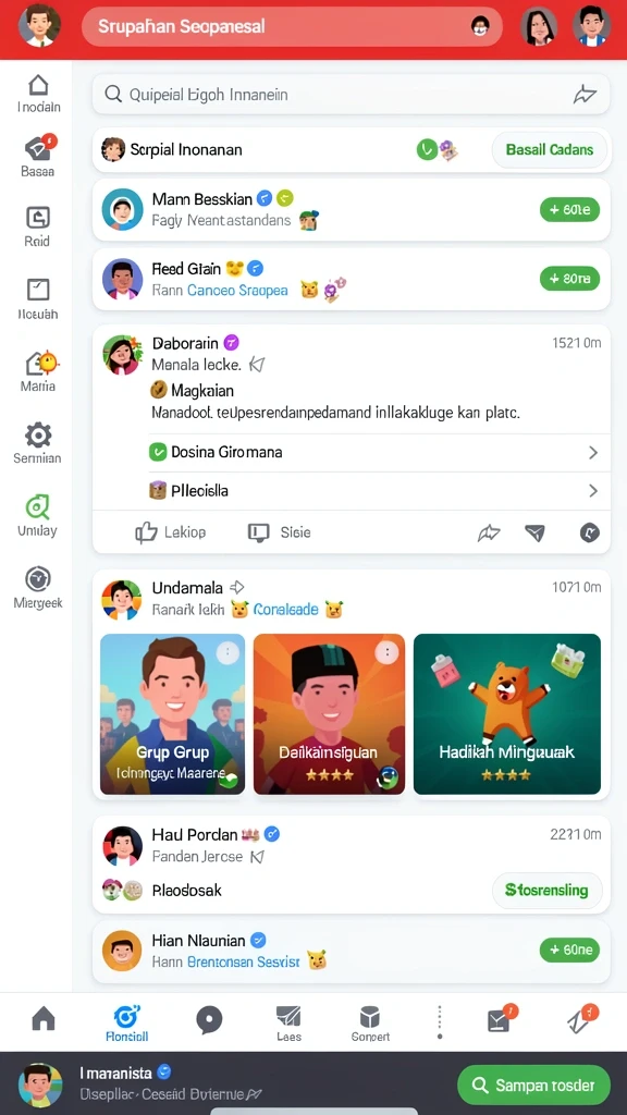 Tampilan awal yang mengesankan dan intuitif.