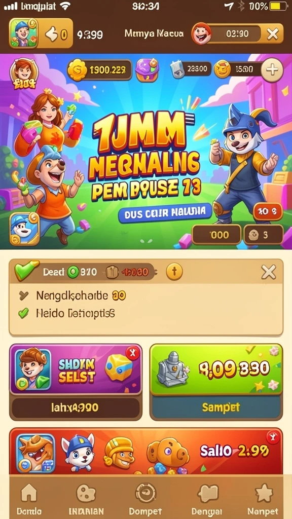 Tantangan yang selalu diperbarui setiap minggu.