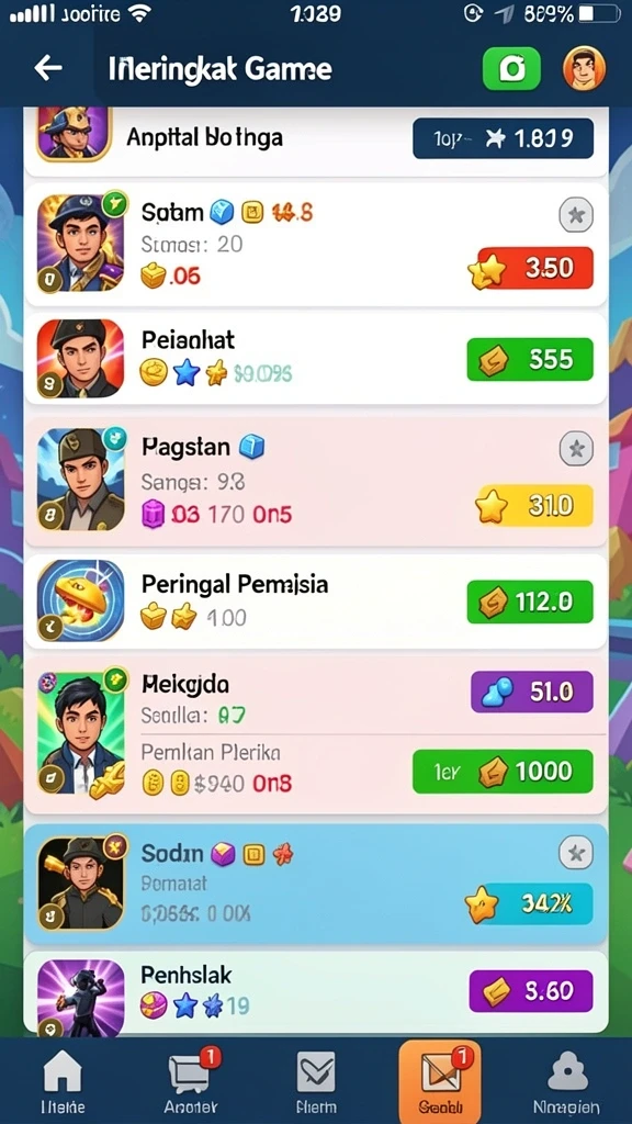 Karakter-karakter unik dengan kemampuan menarik.