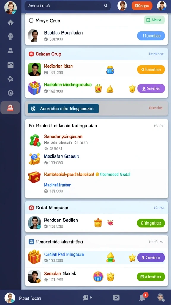 Reward menarik yang membuat permainan semakin seru.