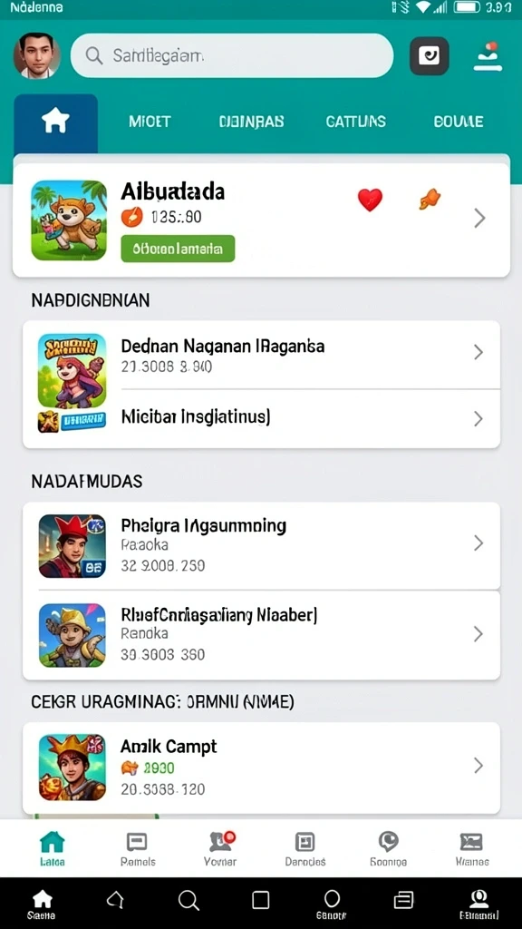 Tampilan antarmuka yang menarik dan mudah digunakan.