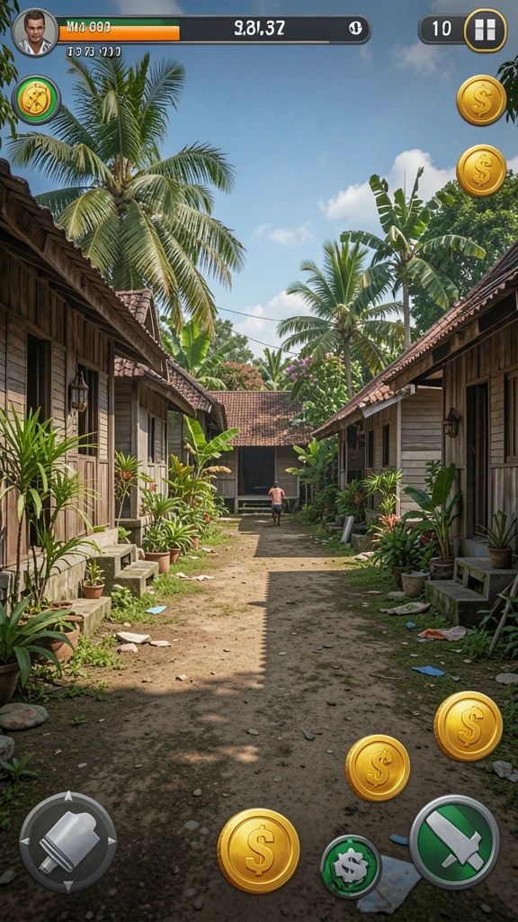 Screenshot keseruan saat berjuang melawan monster di level terakhir.