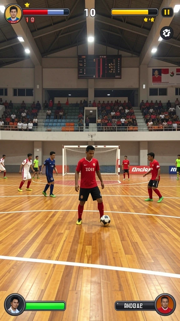 Karakter dengan kemampuan unik siap untuk ditembak.