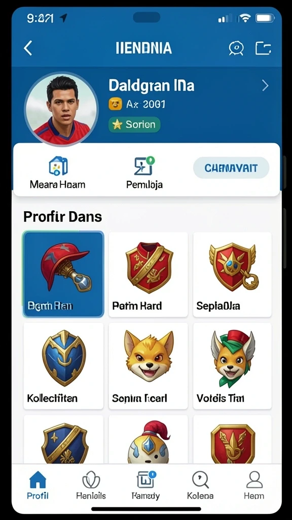 Tampilan antarmuka IDNSERU yang modern.
