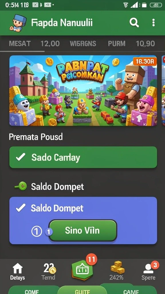 Gameplay yang menguji strategi Anda.