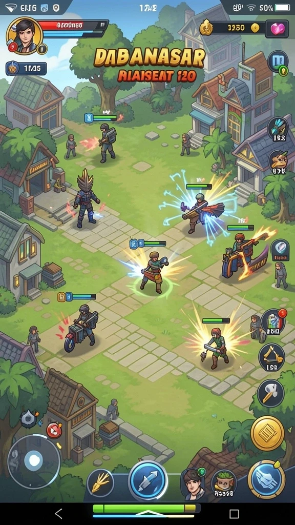 Tampilan grafis yang memukau dalam KINGDOM4D.