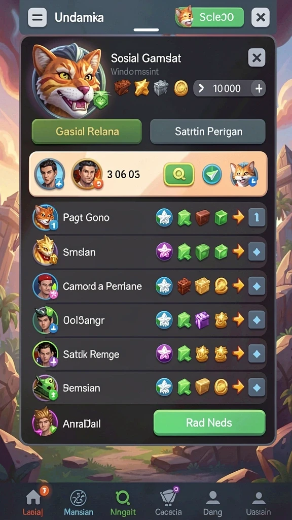 Grafis permainan yang memukau dan realistis.