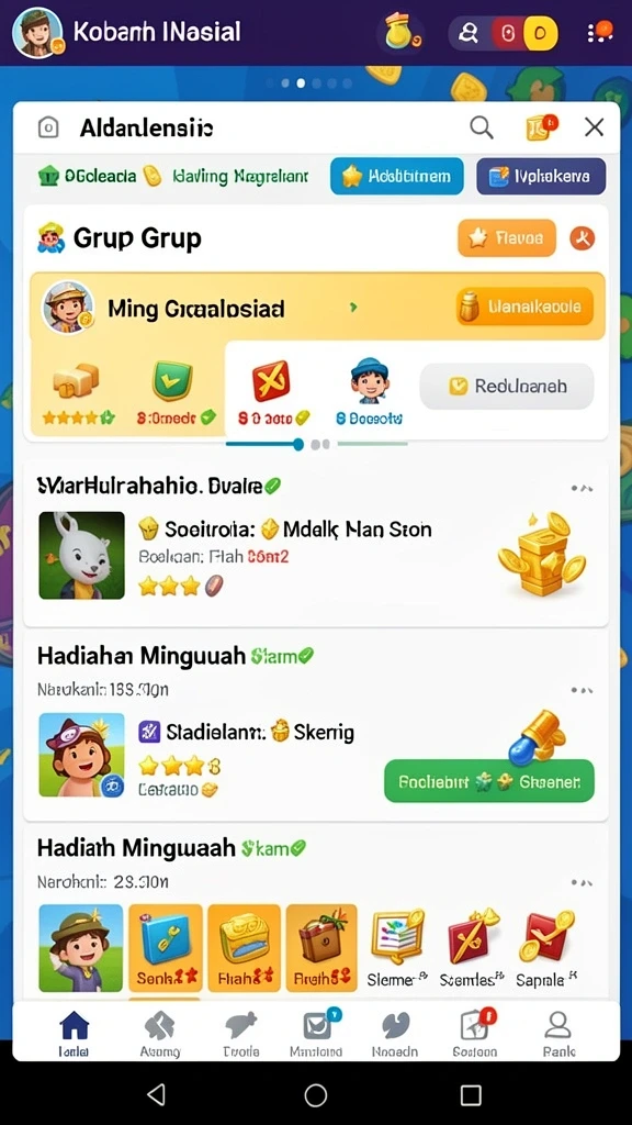 Tampilan antarmuka yang menarik dan intuitif.