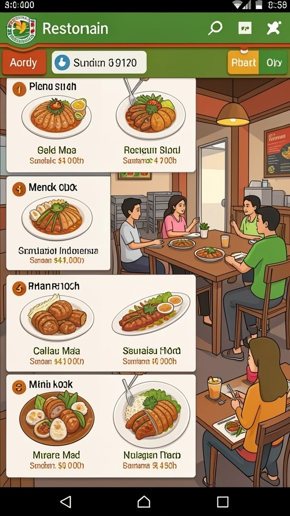 Tampilan antarmuka yang user-friendly.