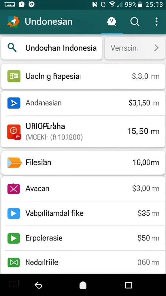 Tampilan awal yang menarik dan penuh warna.