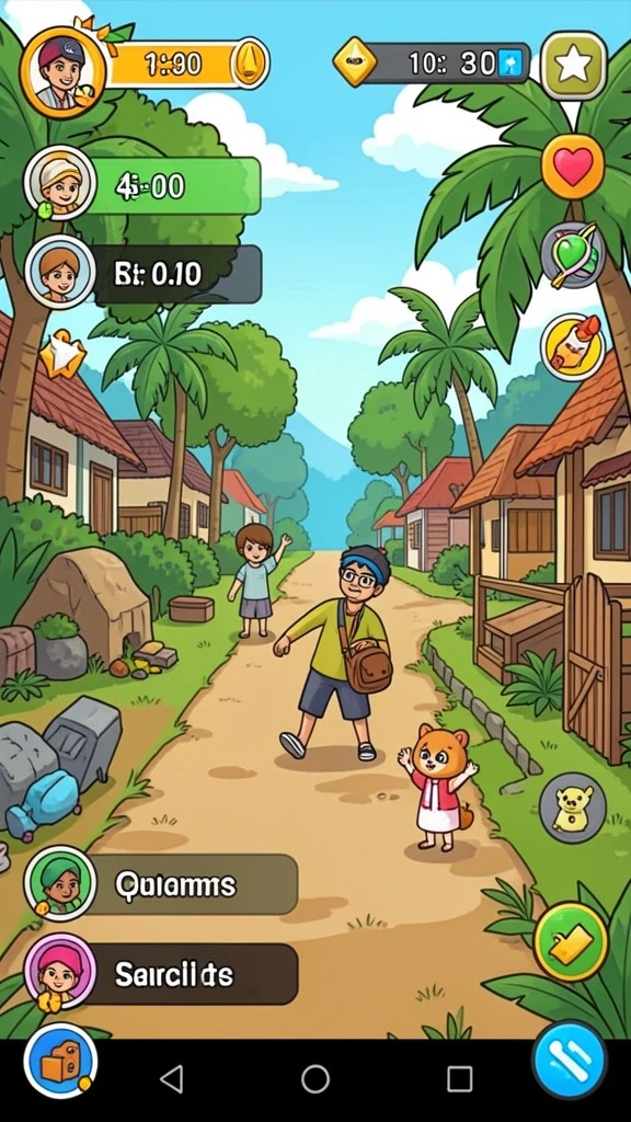 Momen seru dalam mode multiplayer.