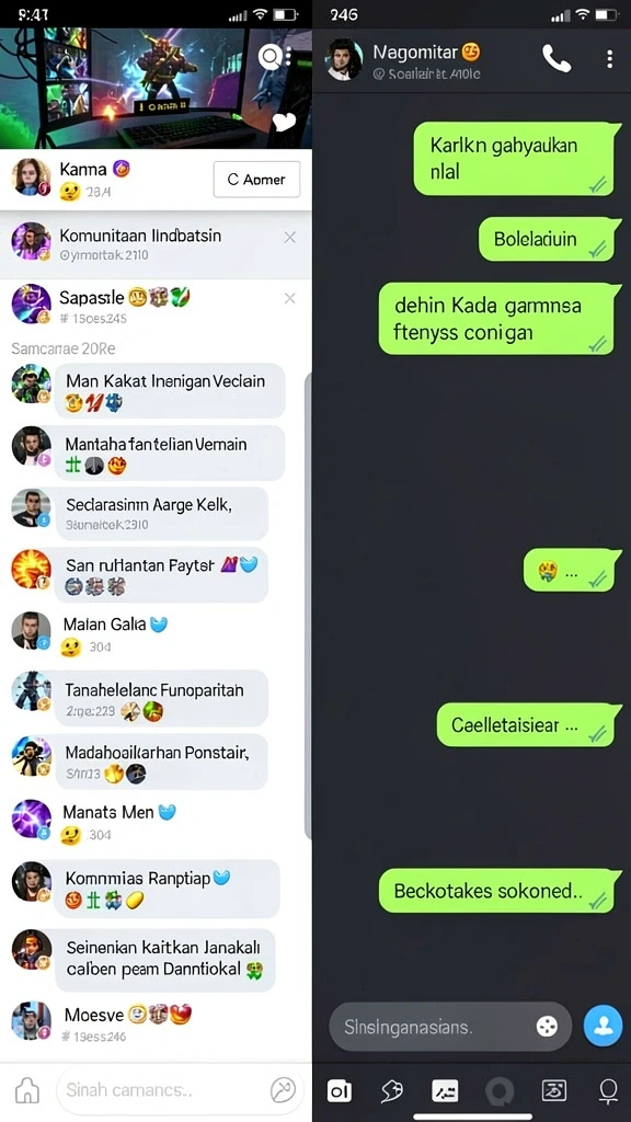 Tangkapan layar memberikan gambaran tentang level yang penuh warna.