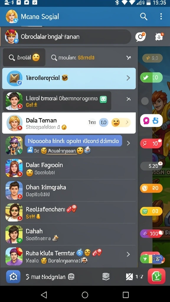 Mode multiplayer yang seru dan interaktif.