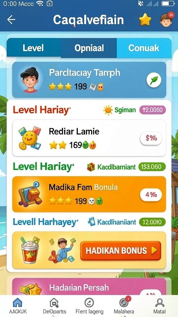 Tampilan antarmuka pengguna yang intuitif dan menarik.