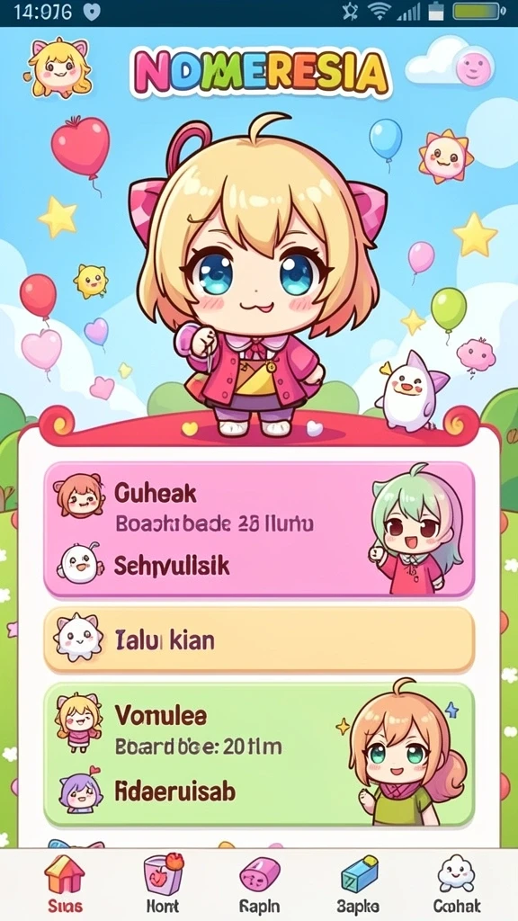 Fitur interaksi pemain yang seru.
