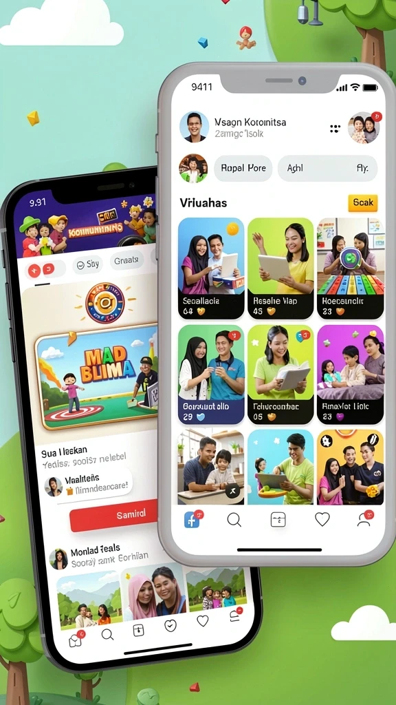 Grafis permainan yang memukau dan penuh warna.