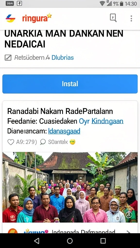 Menampilkan karakter unik dalam RICH7.