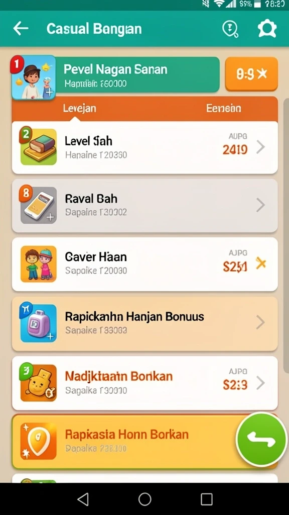 Tangkapan layar menunjukkan grafis memukau dari level yang baru.