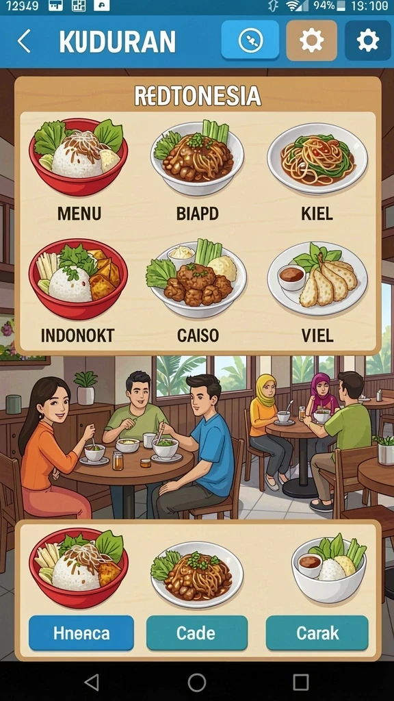 Fitur sosial yang memungkinkan interaksi pemain.