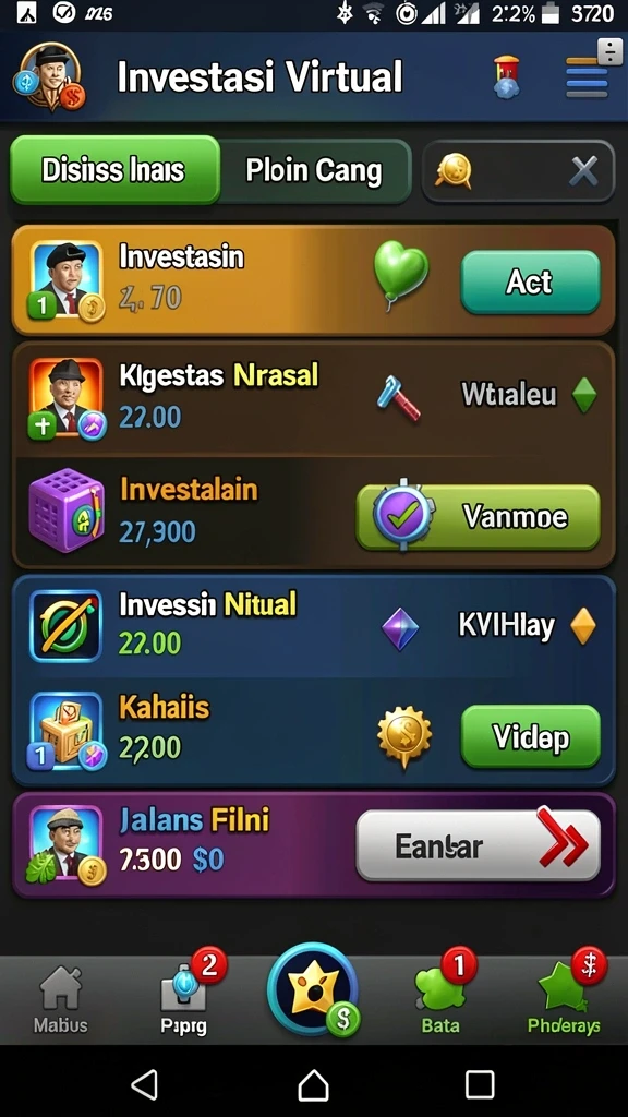 Level yang menantang dengan berbagai rintangan.