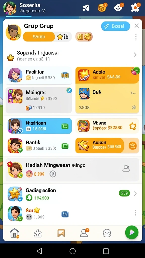 Berbagai mode permainan yang menyenangkan.