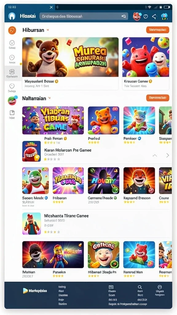 Screenshot menunjukkan antarmuka aplikasi TOTO99 yang menarik.