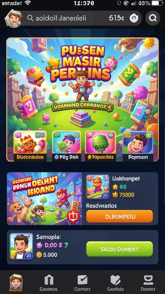 Beragam pilihan karakter yang menarik.